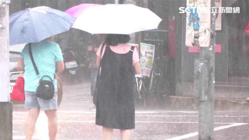 快訊／雨區擴大！8縣市大雨特報　一路下到入夜（新聞配圖）