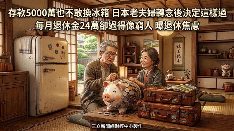 擁5000萬存款 仍不敢咨意換冰箱!日本老夫婦轉念後 決定這樣過(新聞配圖)