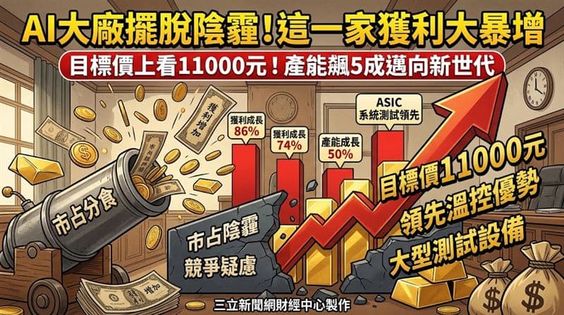 擺脫分食市占陰霾!「這大廠」握1關鍵優勢 目標價上看11000元(新聞配圖)