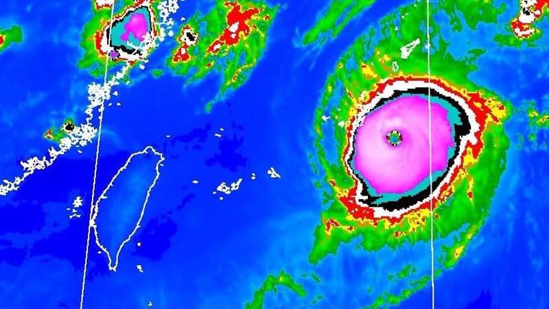 舒力基颱風突「快速增強」!鄭明典:感謝沒在中秋節嚇台灣(新聞配圖)