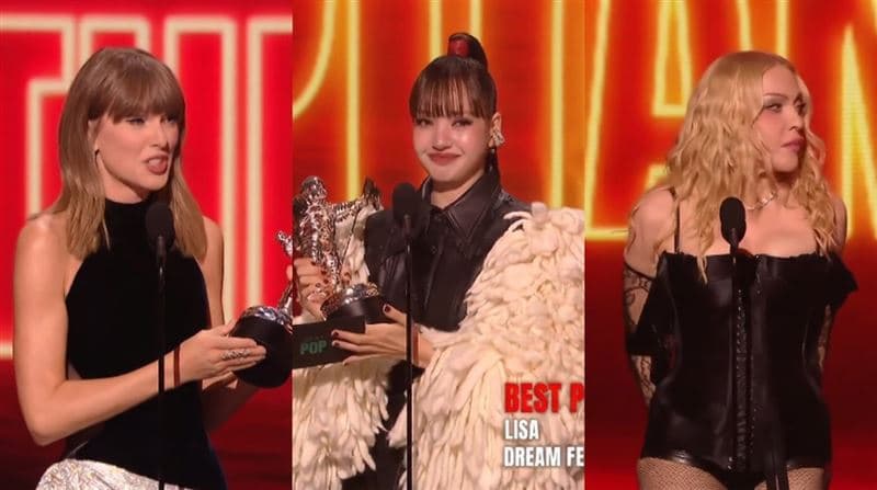 VMA完整得獎名單出爐！Lisa破KPop紀錄奪「最佳流行」　瑪丹娜成大贏家（新聞配圖）