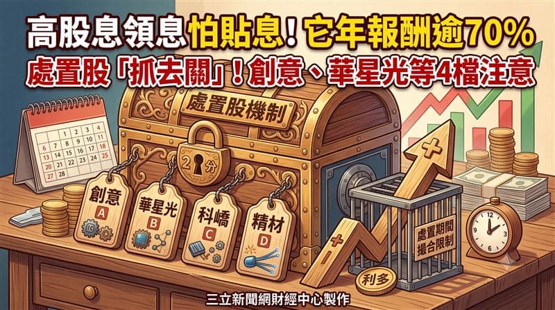 4檔股今被抓去關！高價股它6天漲33%　全關到10月5日止（新聞配圖）