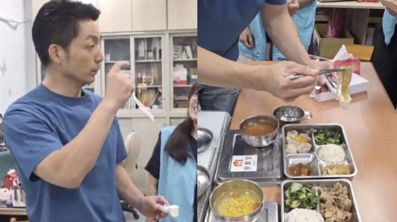 蔣萬安測鹽度遭酸 金華國中揭露「供餐10年真相」:從湯品到固體全檢測(新聞配圖)