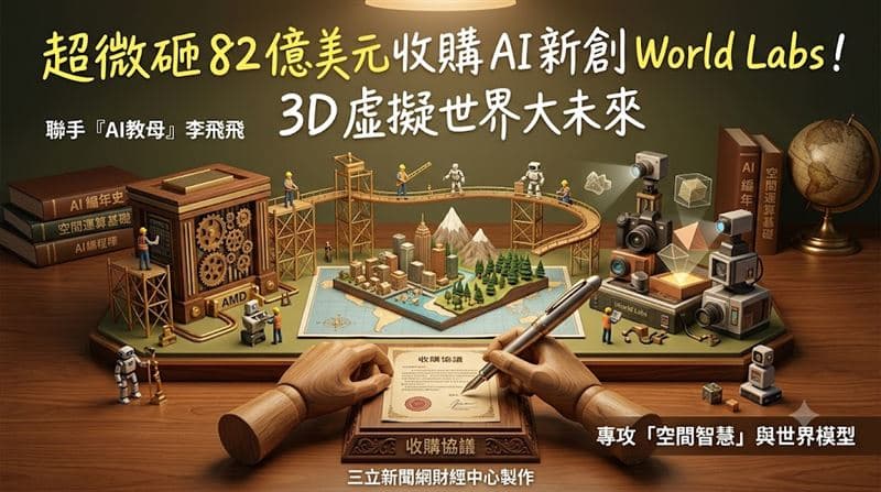 打造3D虛擬世界！AMD收購「這家新創」　蘇媽和她同框（新聞配圖）