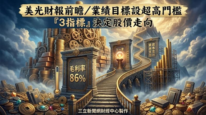 美光財報前瞻/業績目標設超高門檻 「3指標」決定股價走向(新聞配圖)