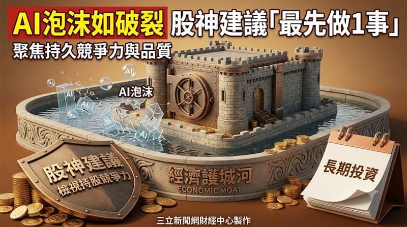 AI泡沫如破裂　巴菲特建議「最先做1事」（新聞配圖）
