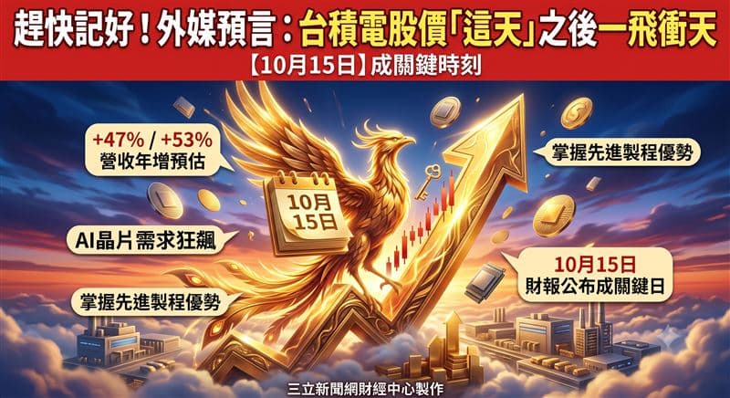 趕快記好！外媒預言：台積電股價「這天」之後一飛衝天（新聞配圖）