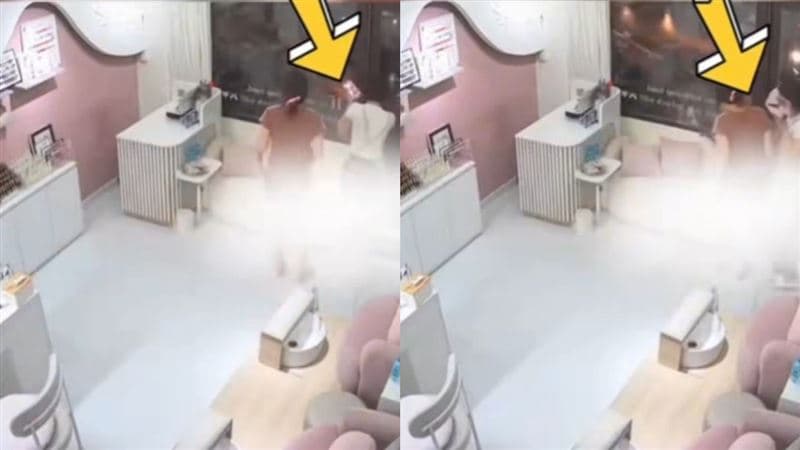變態男下半身全裸闖美甲店!跪地解決「22秒完事」(新聞配圖)