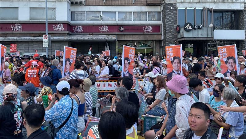 不斷更新/洋流湧現!沈伯洋競總成立 人潮擠爆北平東路畫面曝光(新聞配圖)
