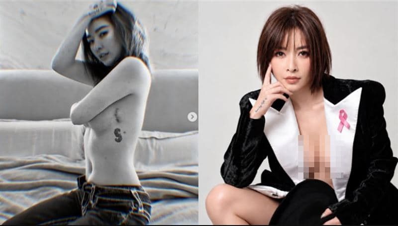 許維恩乳癌傷痕不藏了!切乳重建近1年 開深V正面喊話網讚爆(新聞配圖)