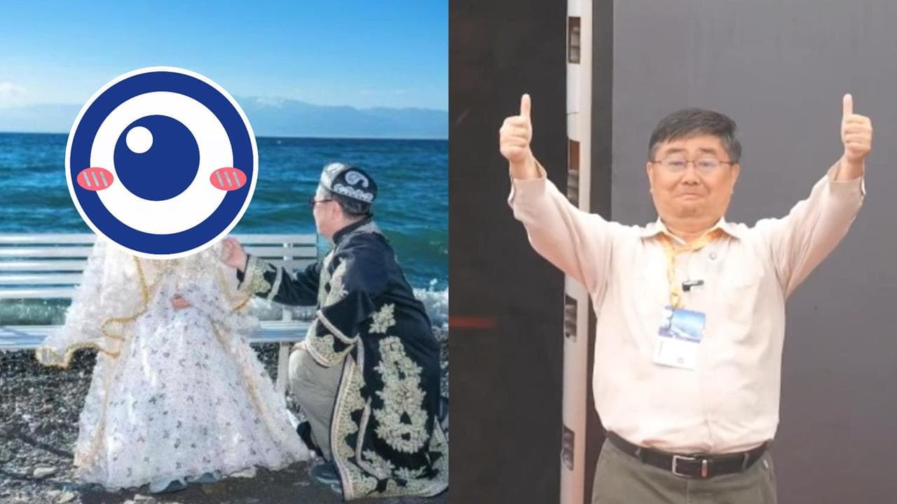 退役少校呂禮詩突喊:此生第二次!人在中國拍婚紗「同框放閃畫面」流出(新聞配圖)
