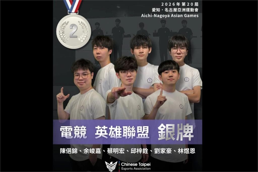 【亞運電競】中華隊還沒打完就「被頒銀牌」！協會提前發文　網友傻眼（新聞配圖）