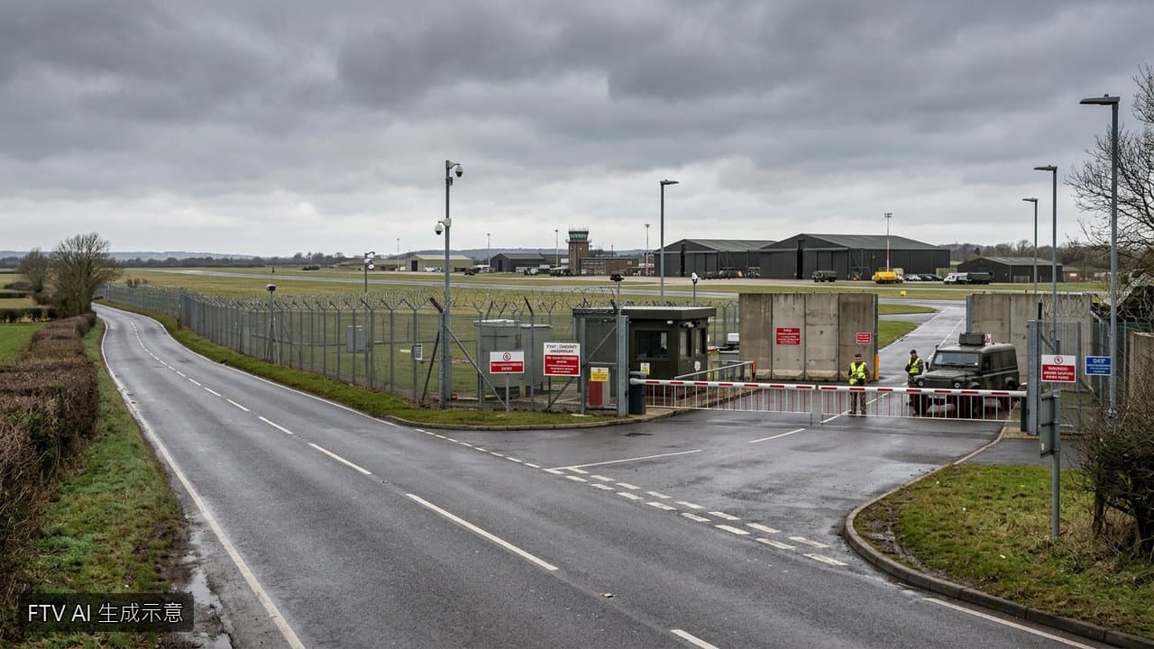 英國空軍基地爆安全事件 首相指強烈跡象顯示伊朗介入(新聞配圖)