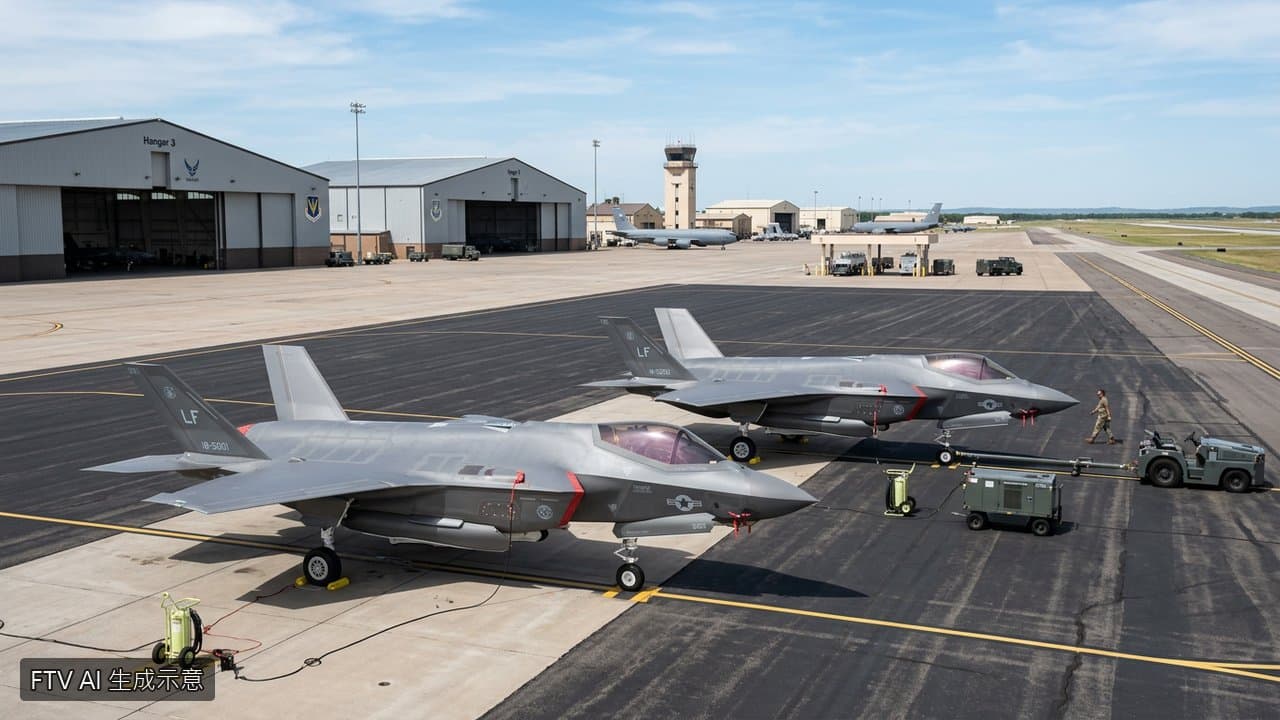 強化防衛能力 美製首批兩架F-16V戰機飛抵台灣台東(新聞配圖)