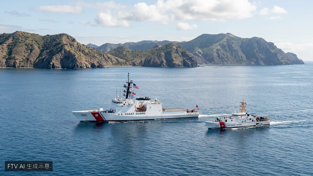 中國福建海警金門海域巡航 聲稱加強管控保障漁民權益(新聞配圖)