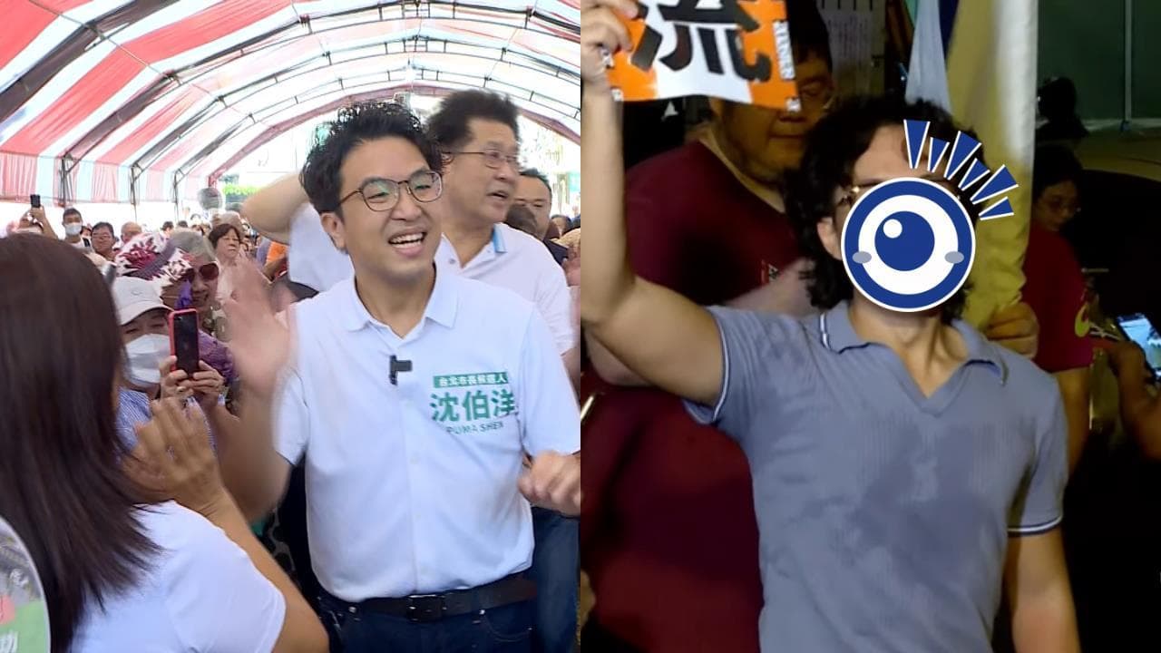 夜市驚見「沈伯洋弟弟」相似度99%!直播放送「超扯1幕」網嚇:影分身之術?(新聞配圖)