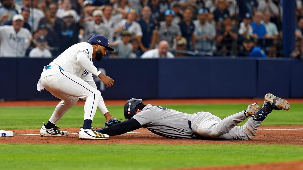 MLB(影)/好不容易破無安打卻「自己送頭」!洋基跑者無視教練 幾秒後慘遭狙殺(新聞配圖)