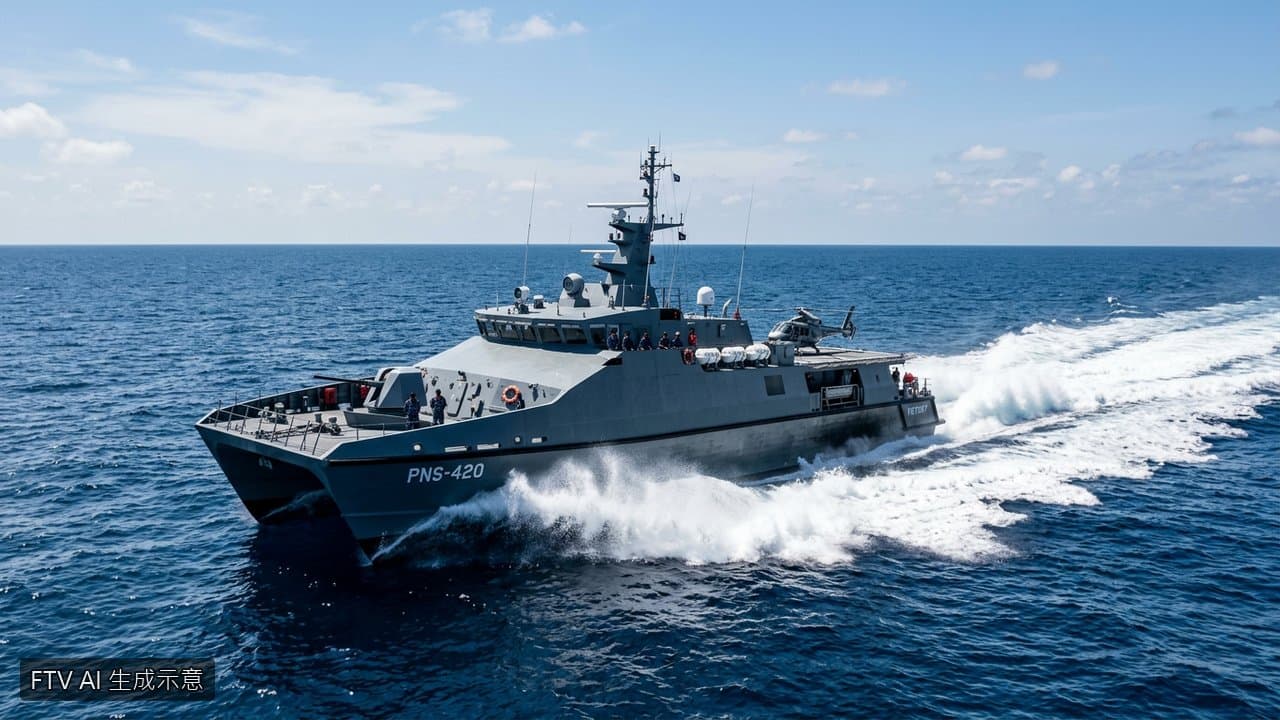 賴清德宣布海軍將領轉調海巡署 強化協同應對中國威脅(新聞配圖)