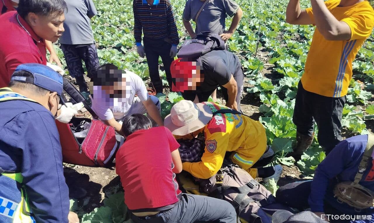 宜蘭農婦「種菜失足踩空」墜70米懸崖 卡山壁2小時奇蹟獲救(新聞配圖)