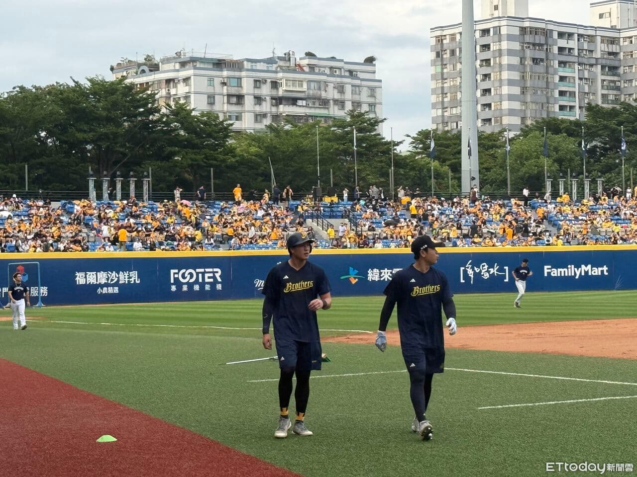 新莊黃潮延伸到右外野!兄弟球迷等拋彩帶 平野惠一盼回應期待(新聞配圖)