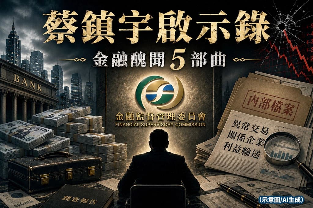 蔡鎮宇啟示錄：金融醜聞五部曲（新聞配圖）