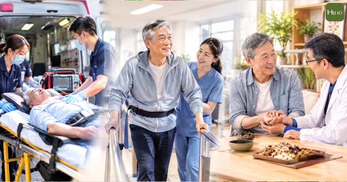 不只救大腦,更要搶回生活能力!中西醫整合接力,助腦中風患者找回自主人生(新聞配圖)