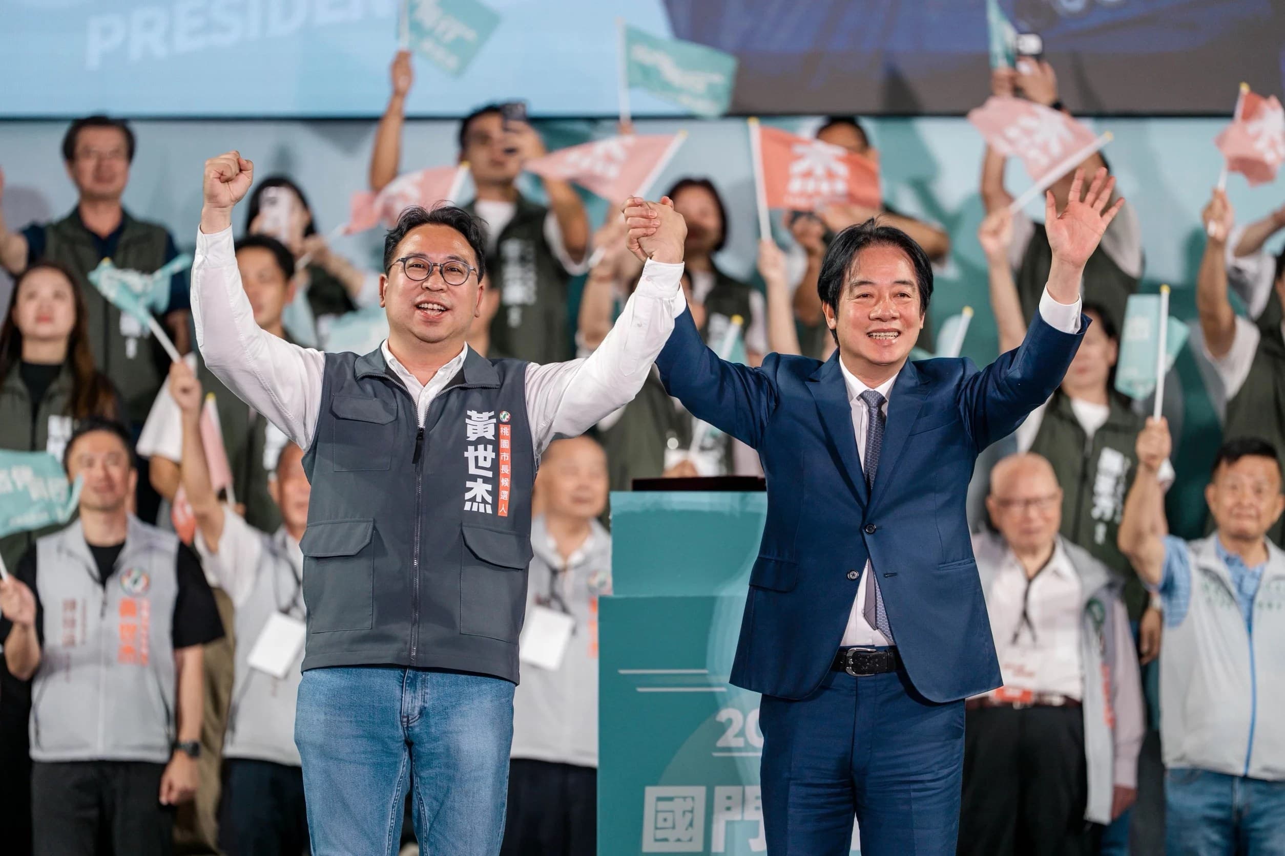 黃世杰南區競總成立破10萬人 賴清德授旗喊桃園加速 | 台灣線報(新聞配圖)
