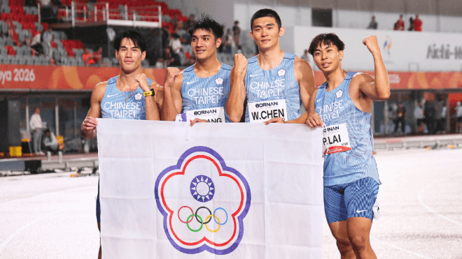 亞運田徑雙喜!台灣男子接力破全國奪銀 林仲威400跨欄摘銅(新聞配圖)