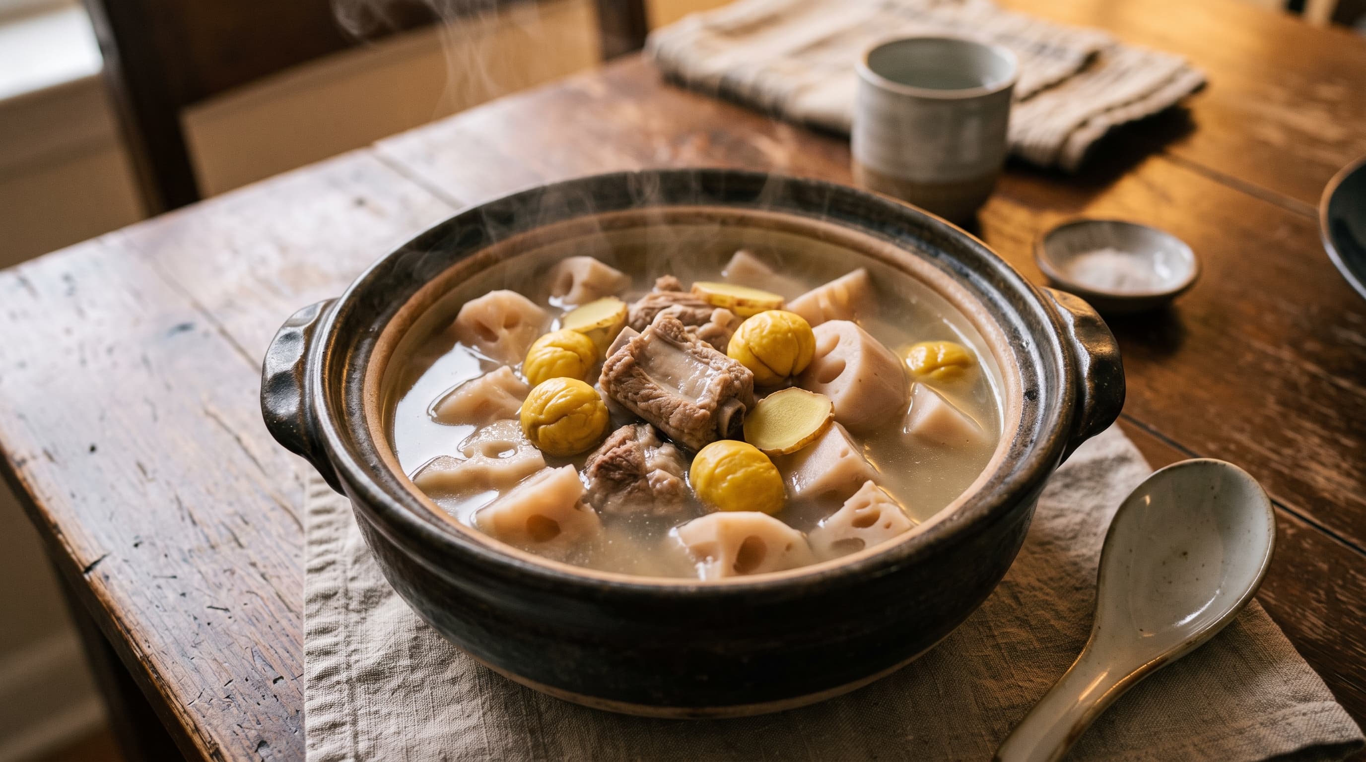 5道蓮藕料理食譜:蓮藕排骨湯、涼拌蓮藕、椒香藕片、蓮藕炒木耳(新聞配圖)