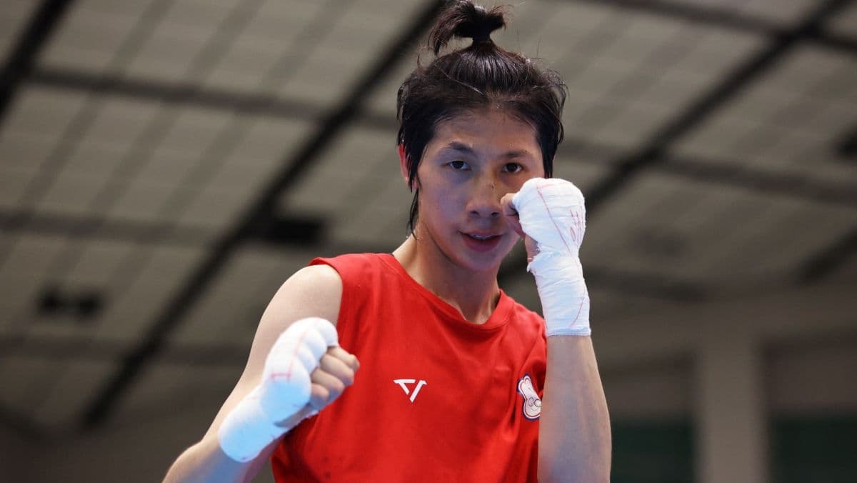 亞運》女子拳擊林郁婷摘金　落淚哽咽：還好沒放棄自己（新聞配圖）