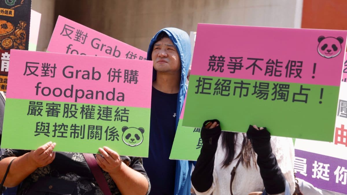 Grab併購foodpanda審查中　外送權益聯盟痛批首長站台違反中立（新聞配圖）