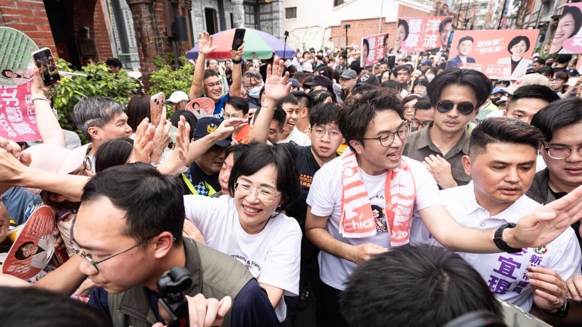 洋流慧聚3000人湧進三峽老街 蘇巧慧向沈伯洋下戰帖：要讓台北人假日都來新北玩（新聞配圖）