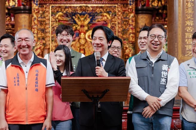 賴清德赴龜山大讚黃世杰 地方人士:想操弄的藍營人士心碎了(新聞配圖)