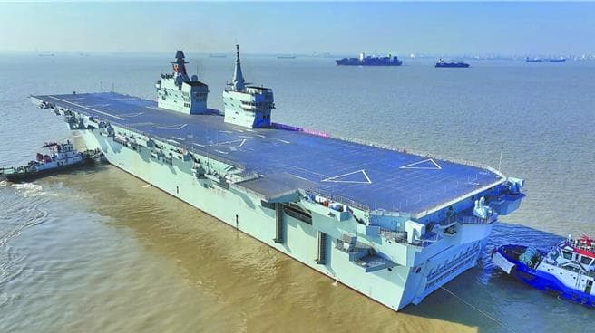 全球唯一！四川艦連射固定翼無人機 陸專家：只有中國有（新聞配圖）