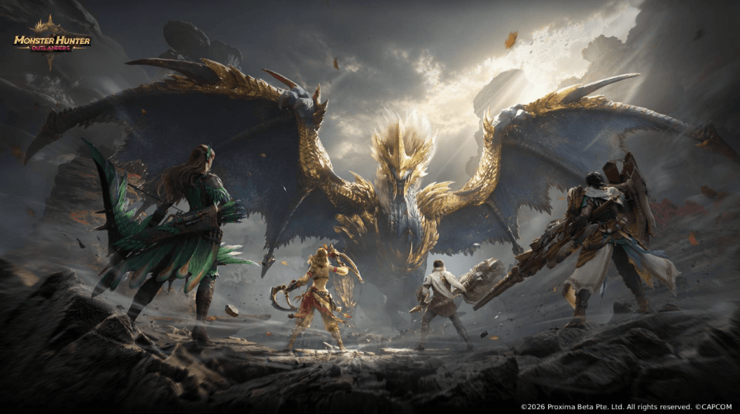 《魔物獵人：旅人》手遊10月底熱血開玩 原創古龍解放狩獵本能 掌上開啟探索建造新篇章（新聞配圖）