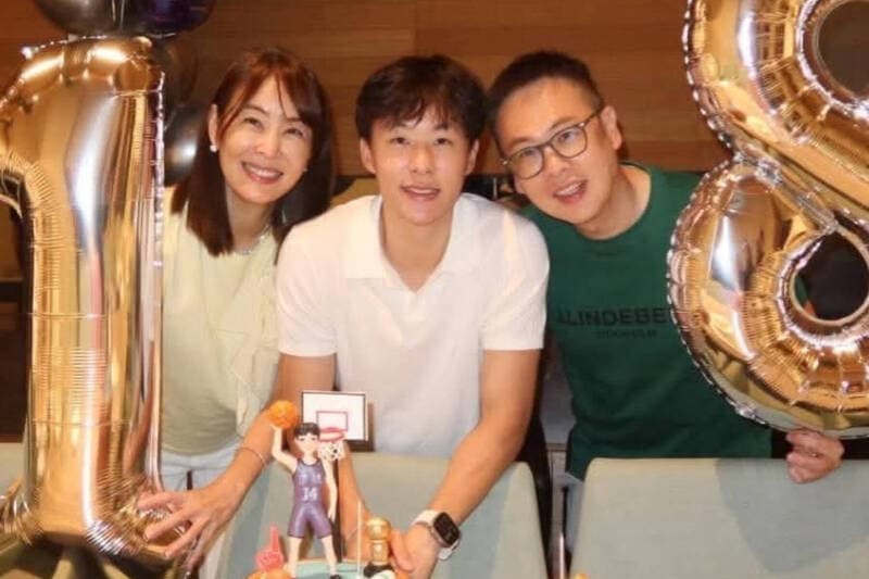 賈永婕18歲帥兒正面曝光  一句「追女生」藏超甜告白（新聞配圖）