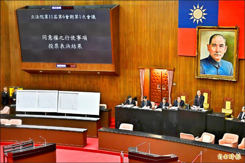 監委全被否決 綠委:讓國家停擺(新聞配圖)