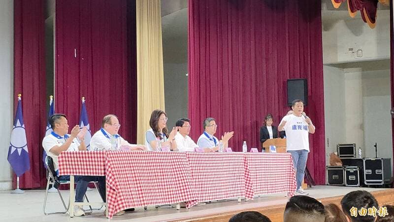 當鄭麗文面轟國民黨自私 盧崑福:謝龍介若敗選黨工總辭(新聞配圖)