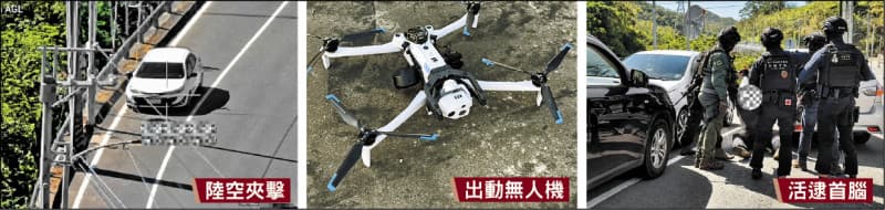 假檢警詐1400萬 無人機陸空夾擊逮首腦(新聞配圖)