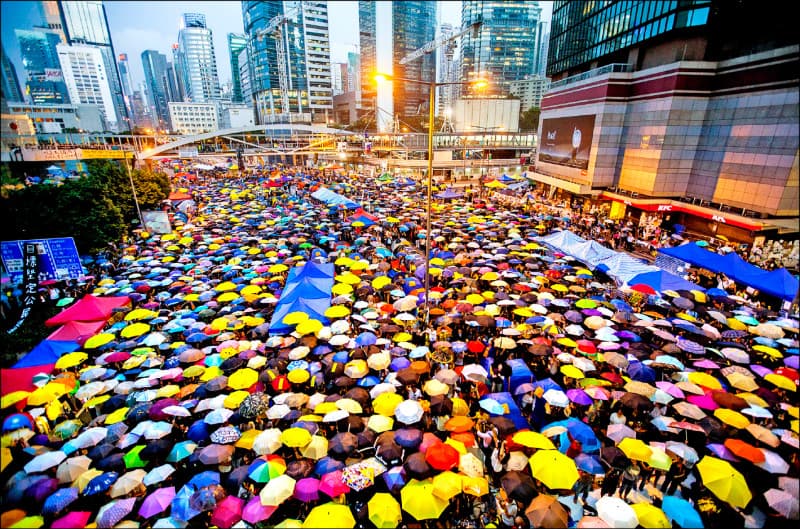 香港2014雨傘運動 解放軍計畫鎮壓(新聞配圖)
