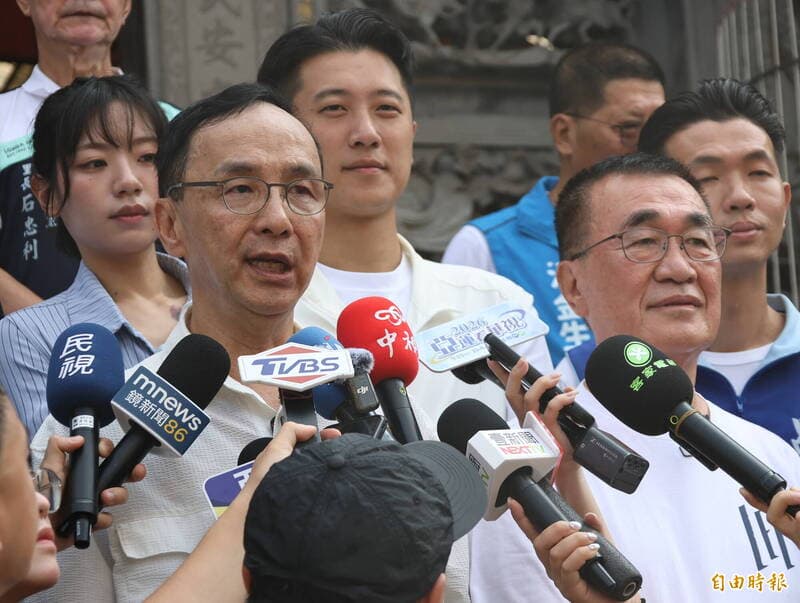 「選情冷」很多朋友在家支持李四川 朱立倫:出來投票才是關鍵(新聞配圖)