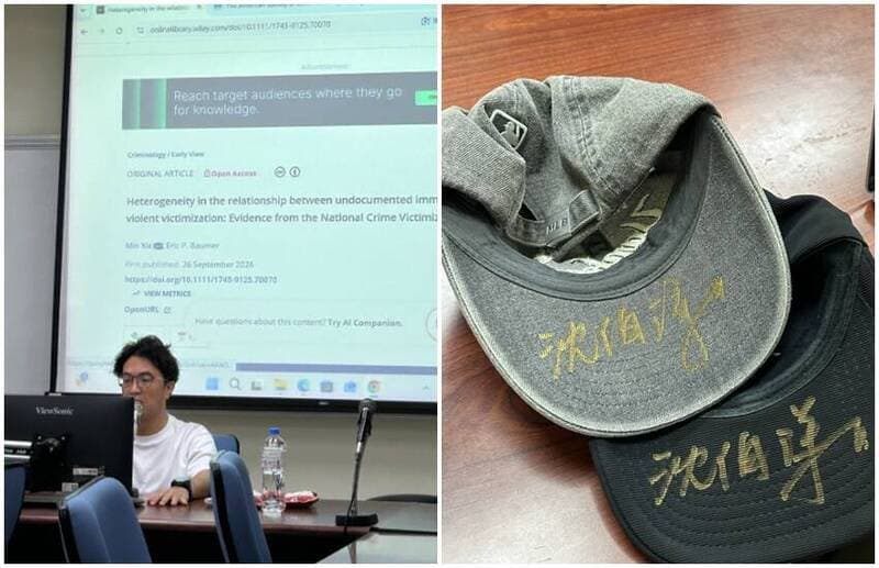 投影幕驚呆全網！沈伯洋跑選戰身體微恙還回大學授課（新聞配圖）
