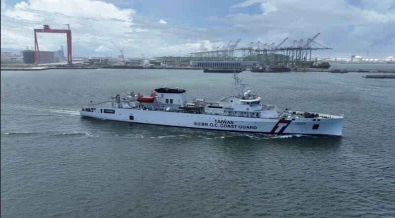 台船承造海巡新型遠洋巡護船 可自主航行30天以上（新聞配圖）
