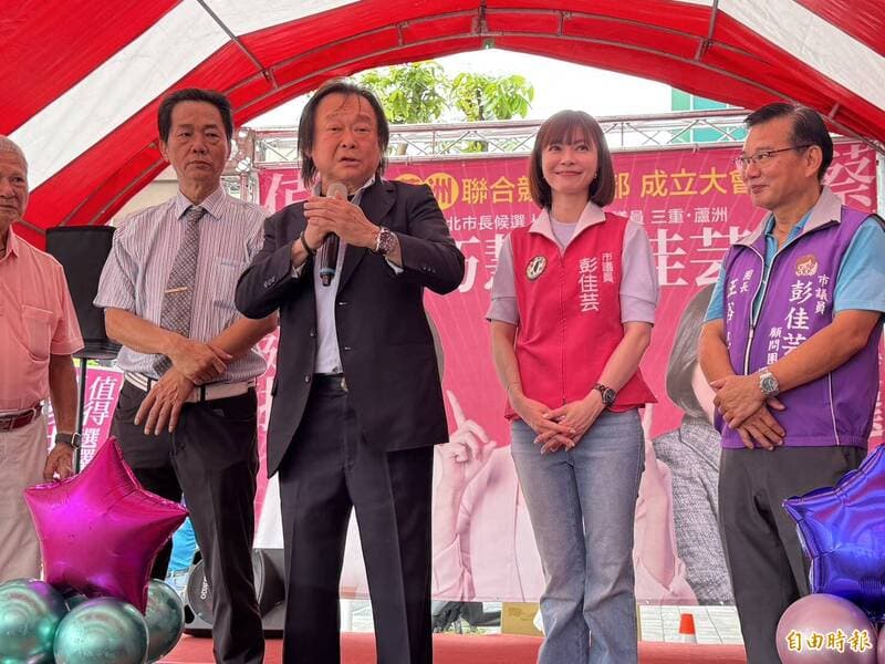 王世堅讚彭佳芸台灣意識堅強！ 籲集中選票勿信「穩當選」（新聞配圖）
