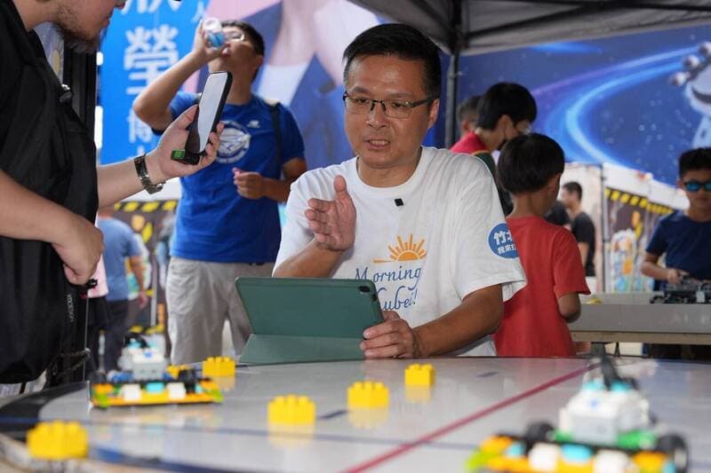 吳旭智:把新竹科技優勢 變成竹北孩子的教育優勢(新聞配圖)