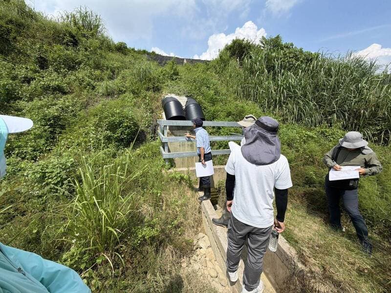 高雄大樹和山光電場邊坡滑落 限期業者11月底改善（新聞配圖）
