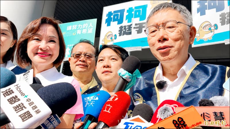 決戰港都》柯志恩打出 藍白合 和柯同拜票(新聞配圖)
