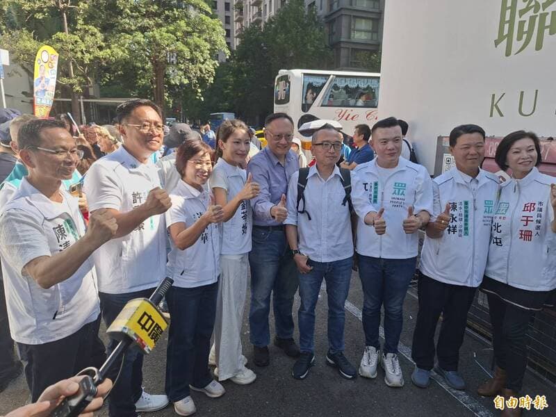 一度破局又縫合成功?民眾黨6議員參選人參加江啟臣競總成立表達支持(新聞配圖)