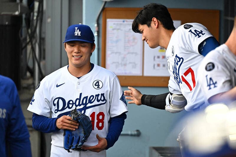 MLB季後賽》道奇王牌山本由伸可能藏到G3! 與大谷翔平對決誰贏了?(新聞配圖)