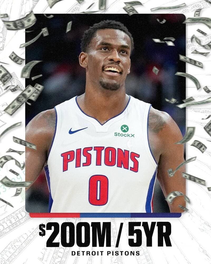 NBA》鬧劇落幕!22歲明星季後賽遭看破手腳 仍獲5年63.8億超肥鉅約(新聞配圖)